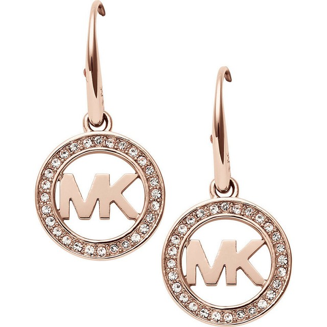michael kors rose gold earrings