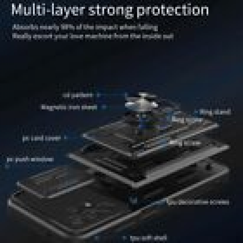 Shockproof Phone Case with Card Holder for Galaxy A14 A13 M33 A32 A54