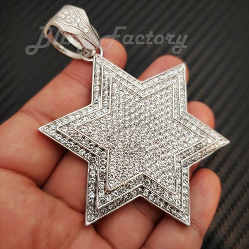 HIP HOP ICED LAB DIAMOND WHITE GOLD 