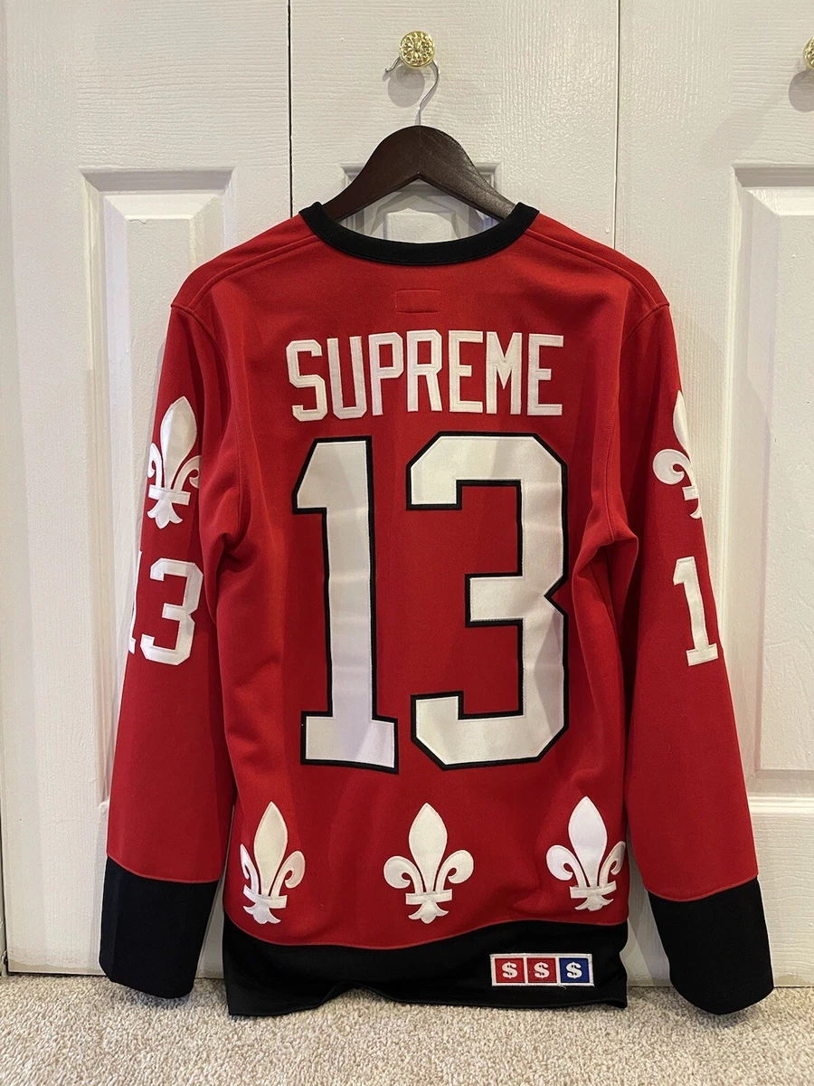 Supreme 13AW Fleur De Li Hockey Top レッド MZqrn-m72218039704  