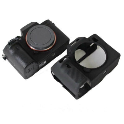 Silicone Rubber Soft Body Case Skin Cover For Sony A7 III Mark 3  ILCE-7M3 US