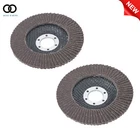 10Pack Flap Disc 4.5" × 7/8" 80 Grit Grinder Sanding Grinding Wheels US
