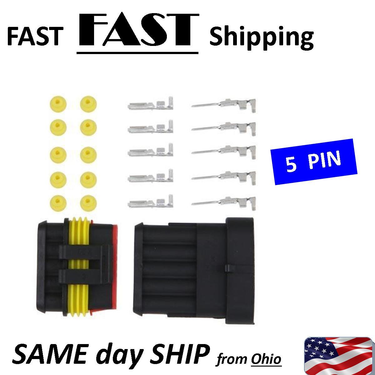 replacement 5 pin / 5 position automotive connector part - 5-pin