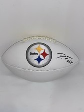 DIONTAE JOHNSON SIGNED PITTSBURGH STEELERS LOGO FOOTBALL PROOF 