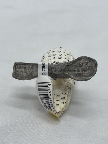 Schleich SNOWY OWL Snow White & Black 2011 Retired Figure 14671 Bird Avian Toy - Picture 6 of 7