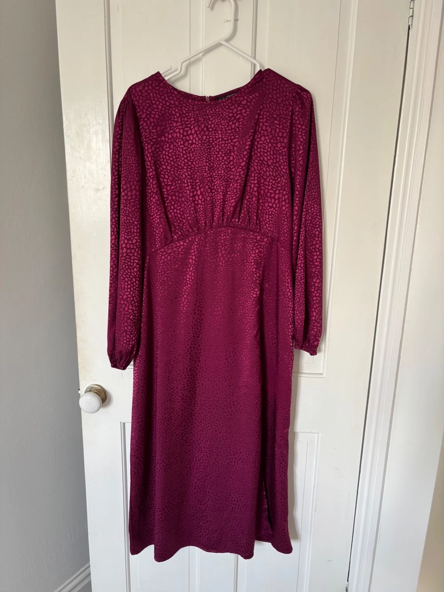 quiz dresses long sleeve QUIZ women's Puff Sleeve Maxi Dress