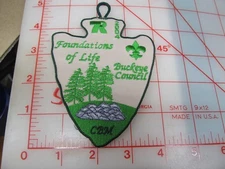 7R - Seven Ranges Scout Reservation collectible 2004 camp patch (b45)