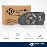 Spiegelglas Aussenspiegel Rechts Diederichs 1415126 FÜR Ford Ersatzglas Spiegel