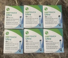 OneTouch Ultra Test Strips 300 Count Boxes, 6 Boxes Expiration, 4/30/26 & 5/6/30