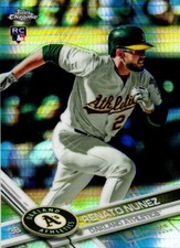 2017 Topps Chrome #99 Renato Nunez Prism Refractor.