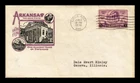 ARKANSAS CENTENNIAL FIRST DAY ISSUE SCOTT 782 IOOR CACHET US COVER