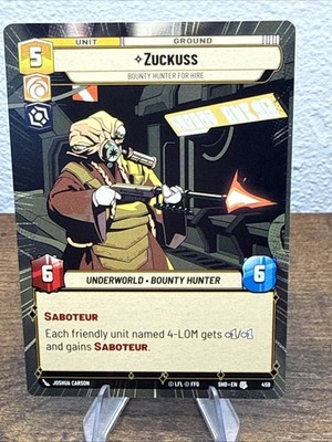 Zuckuss - Bounty Hunter for Hire (Hyperspace) - Shadows of the Galaxy (SHD)