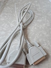 Serial Parallel Printer Straight Cable Male to Male 6ft