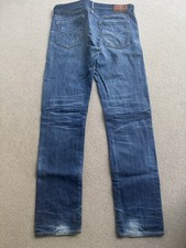 Levi's Made & Crafted Tack Slim Fit Jeans in Dark Blue Faded Denim W34 L34