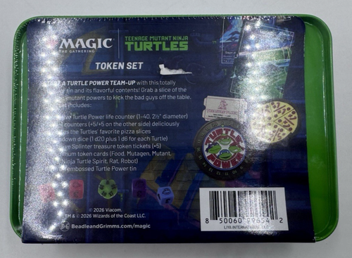 Token Set: Magic the Gathering: Teenage Mutant Ninja Turtles - BRAND NEW SEALED - Picture 2 of 3