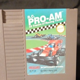 Nintendo NES Game Lot - Gyromite, R.C. Pro-Am, Super Glove Ball