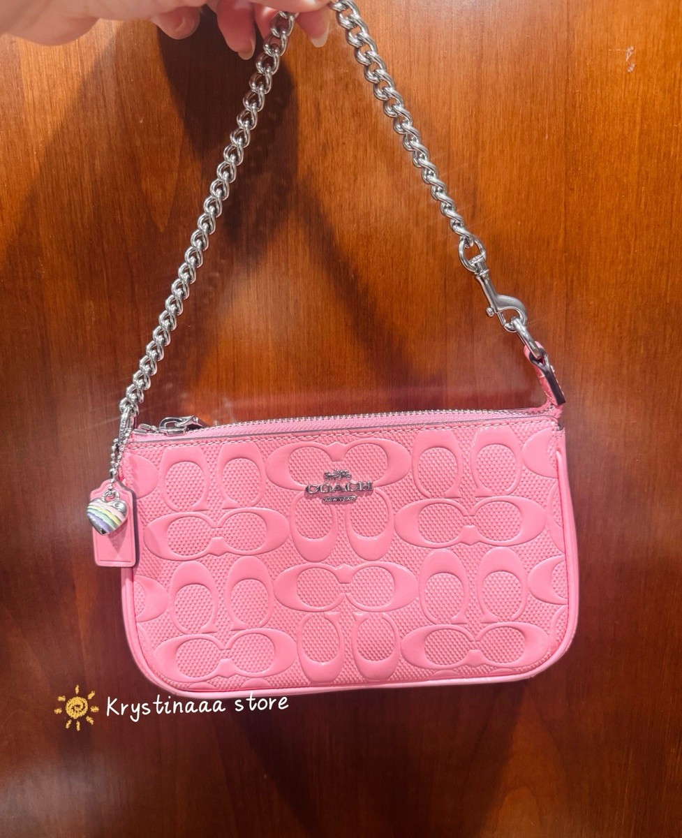 Coach Nolita 19 In Signature Leather With Heart Charm 💗CCZ27 in