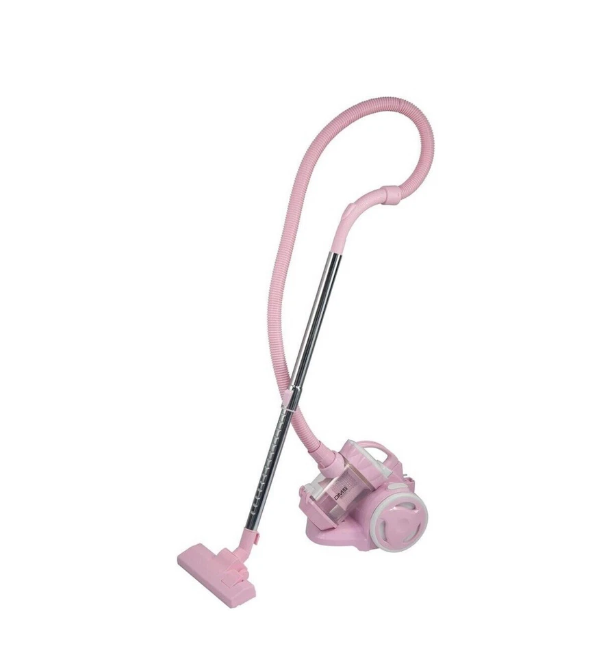 DMS Staubsauger,800W beutellos HEPA-Filter, Rosa