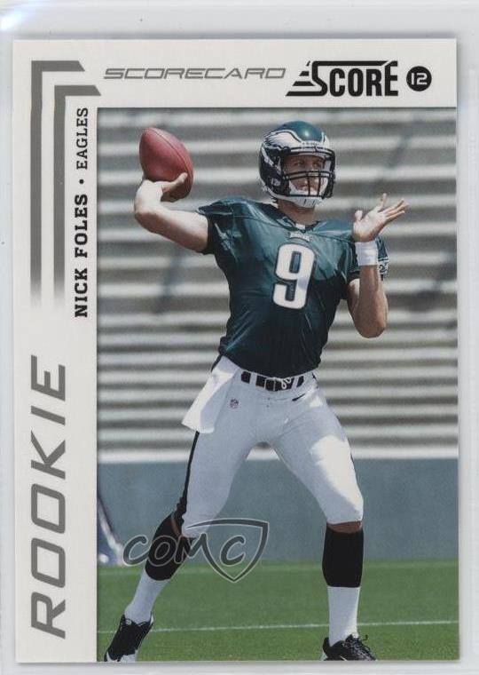 2012 Score Rookie Scorecard Nick Foles #360 Rookie RC 1a3a