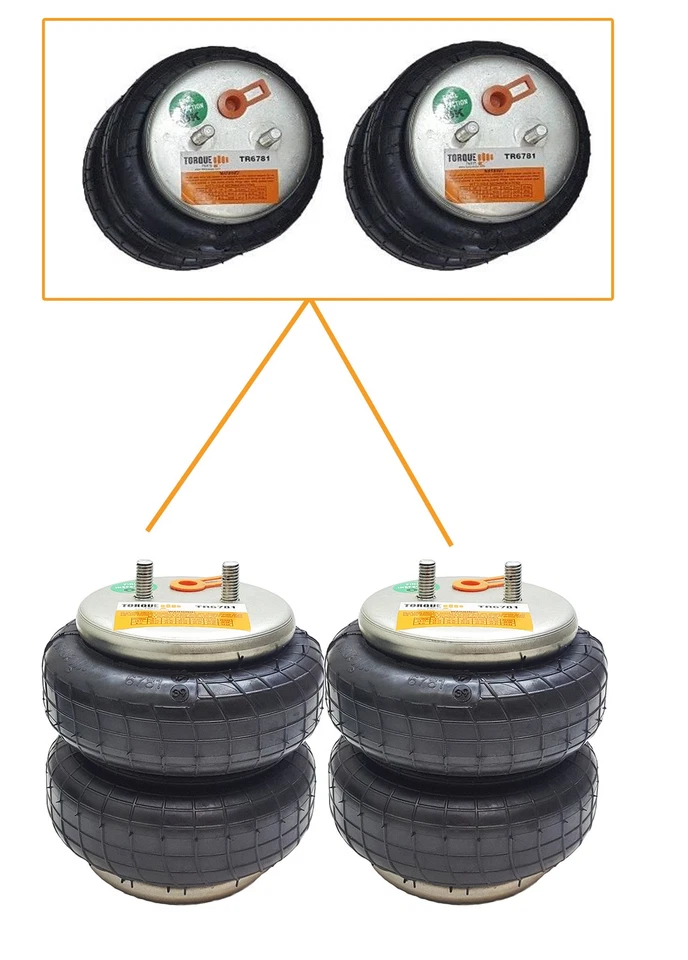 1969-1993 Dodge W100 W150 W200 W250 W300 W3500 4WD Replaces Ride-Rite 2071 Kit Foto 3 de 4