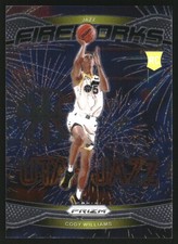 2024-25 Panini Prizm Fireworks #18 Cody Williams - BSK