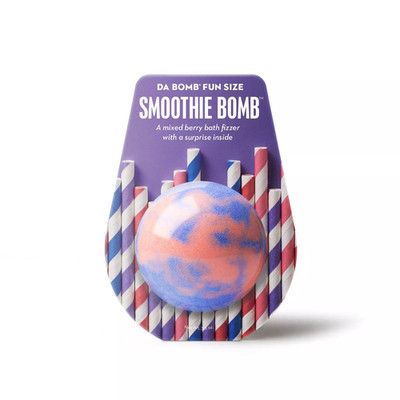 Da Bomb Bath Fizzers Mixed Berry Smoothie Bath Bomb - 3.5Oz: Paraben-Free,