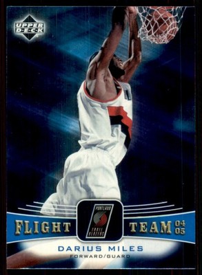 2004-05 Upper Deck Flight Team Darius Miles Portland Trail Blazers #FT50