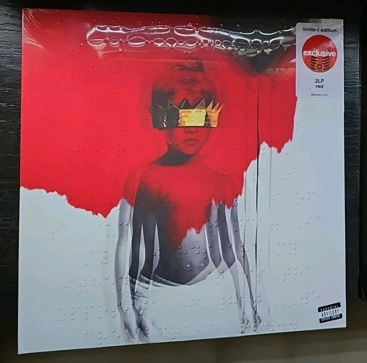 RARE USA 2 LP Rihanna - Anti  Exclusive Red 180g Vinyl New & Sealed - Image 3 of 4