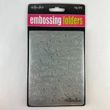 The Paper Studio Embossing Folder Music Notes Pattern New In Package 4.25x5.75"