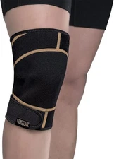 Copper Fit Rapid Relief, Knee Wrap with Hot/Cold Gel Pack - One Size(  open box)