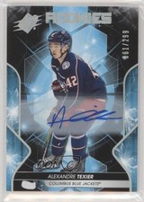 2019-20 SPx Rookies Auto 61/299 Tier 1 Rookies Alexandre Texier #85 Auto 1j6p