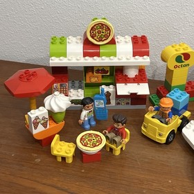Huge Lego Duplo Mixed Lot Airport Forest Camping Pizza Restaurant INCOMPLETE
