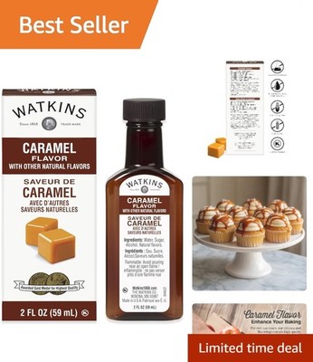 Delicious Caramel Flavoring, 2 Fl. Oz. - Concentrated & No Artificial Additives