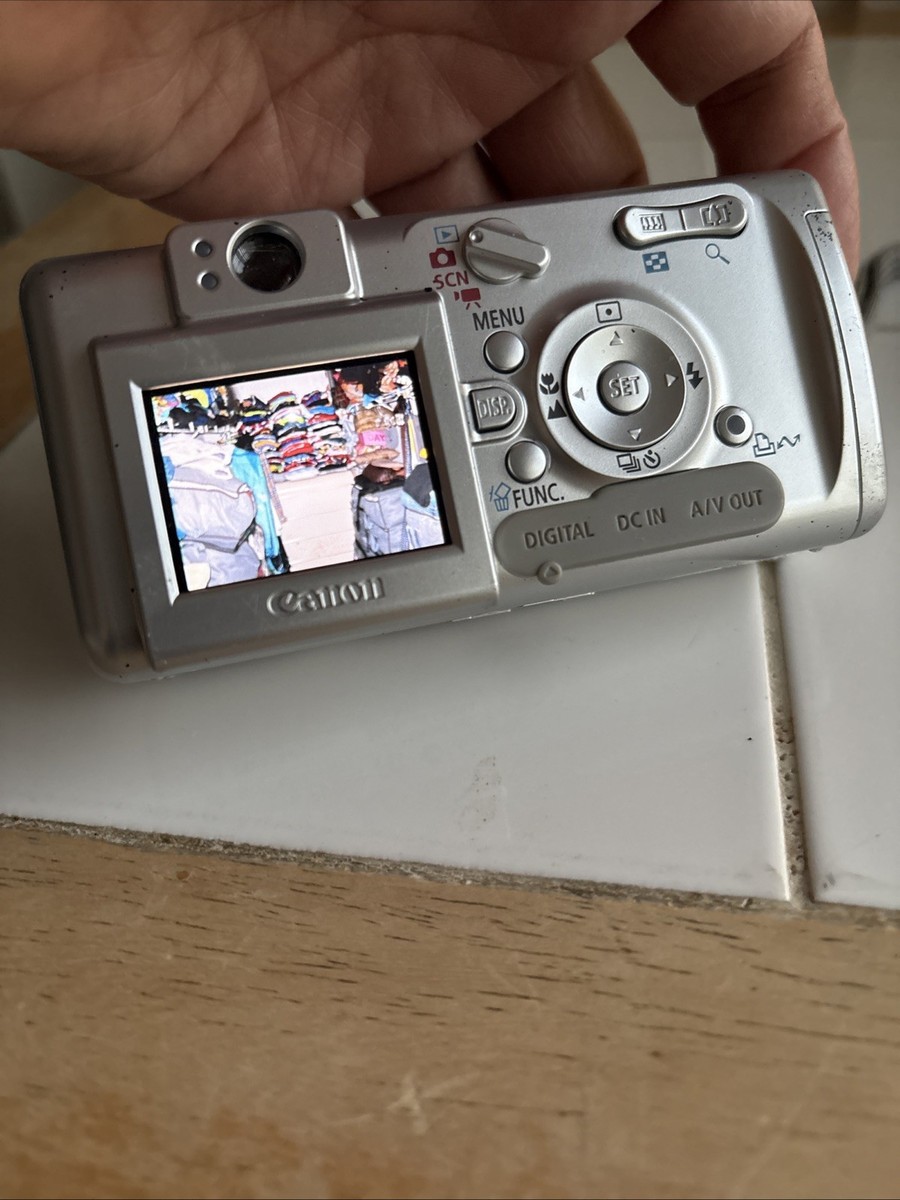 Canon PowerShot A400 3.2MP Compact Digital Silver Camera Tested | eBay
