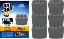 Flying Insect Trap, Discreet, Trap Attracts and Captures House Flies and Fruit F