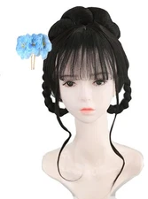 Chinese-Style Hairstyle Wig For Hanfu, Cosplay, Ancient Imperial Court, Fairy C_