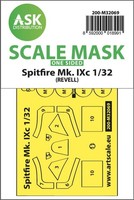 Spitfire Mk.Ixc One-Sided Fit Mask For Revell / 1:32