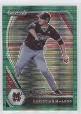 2021 Panini Prizm Draft Picks Green Pulsar Prizm Christian Macleod #PDP159 09wc