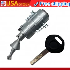 For BMW 5 E60 E61 2003-2010 8113883278 NEW Door Lock Cylinder Left Front 1x Key