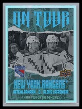2024-25 Upper Deck #OT-22 Artemi Panarin / Alexis Lafreniere On Tour NY Rangers