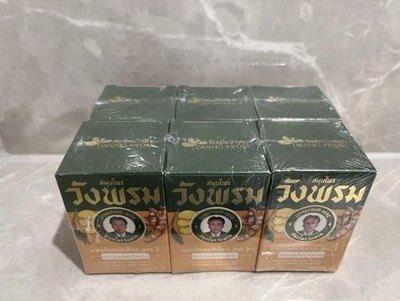Wangprom Thai Balsam Gelb 6x 50g Original  Thai Balm Massagebalm  NEU OVP