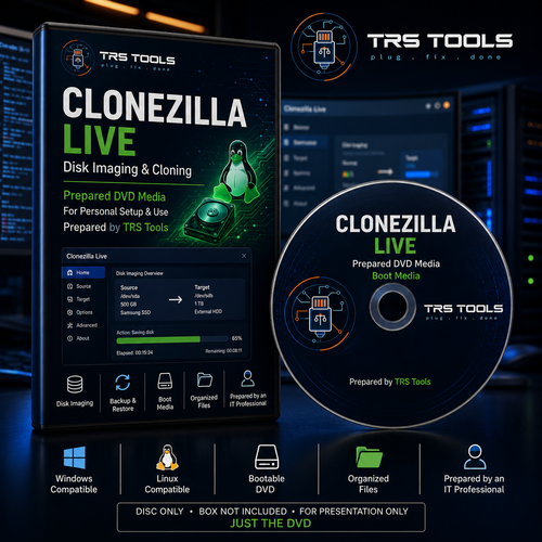 Clonezilla Live DVD Prepared Boot Media Backup Disk Cloning | eBay