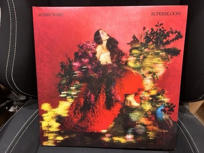 NEW OOP JESSIE WARE SUPERBLOOM PALE PINK VINYL WITH RED WHITE & CLEAR SPLATTER