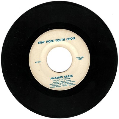 Gospel Soul 45 NEW HOPE YOUTH CHOIR Give Me My Flowers Amazing Grace HEAR!