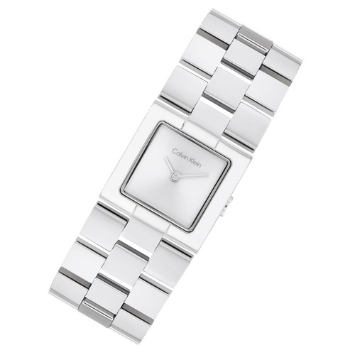 Calvin Klein Stainless Steel Silver White Dial Women's Watch - 25100088 - Picture 2 of 6