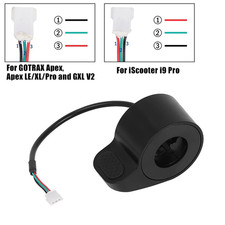 Black Thumb Throttle Accelerator for Gotrax For GXL V2 Apex Pro XL XR For Elite