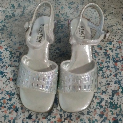 Kenneth Cole Reaction Cinderella Shine Girl's Dress Shoes Size 13, UK 11.5, New.