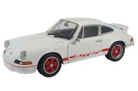 Welly 24086 Porsche 911 Carrera Rs 2.7 Weiss/Rot 1973 MaßStab 1:24 Modellauto