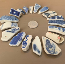 Genuine Surf Tumbled sea glass from japan pottey