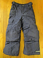 Columbia Bugaboo Omni-tech Snow Pants Kids Size XS 6-7 Navy